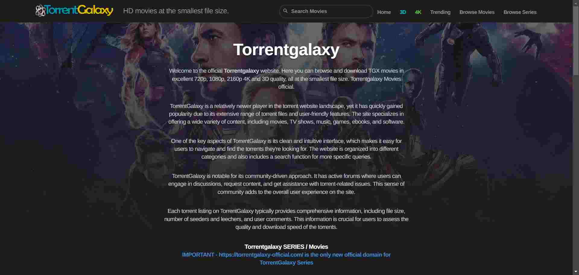 TorrentGalax The VPN Warriors